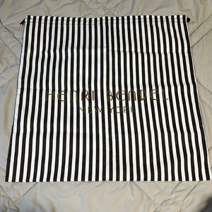 Henri Bendel Large Centennial Stripe Backpack Dust Bag